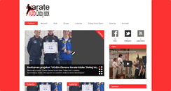 Desktop Screenshot of karateklubdobojistok.org